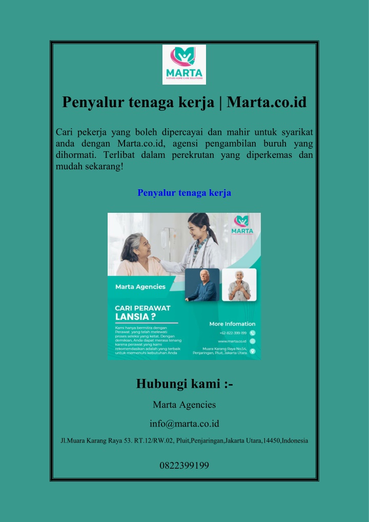 penyalur tenaga kerja marta co id n.w
