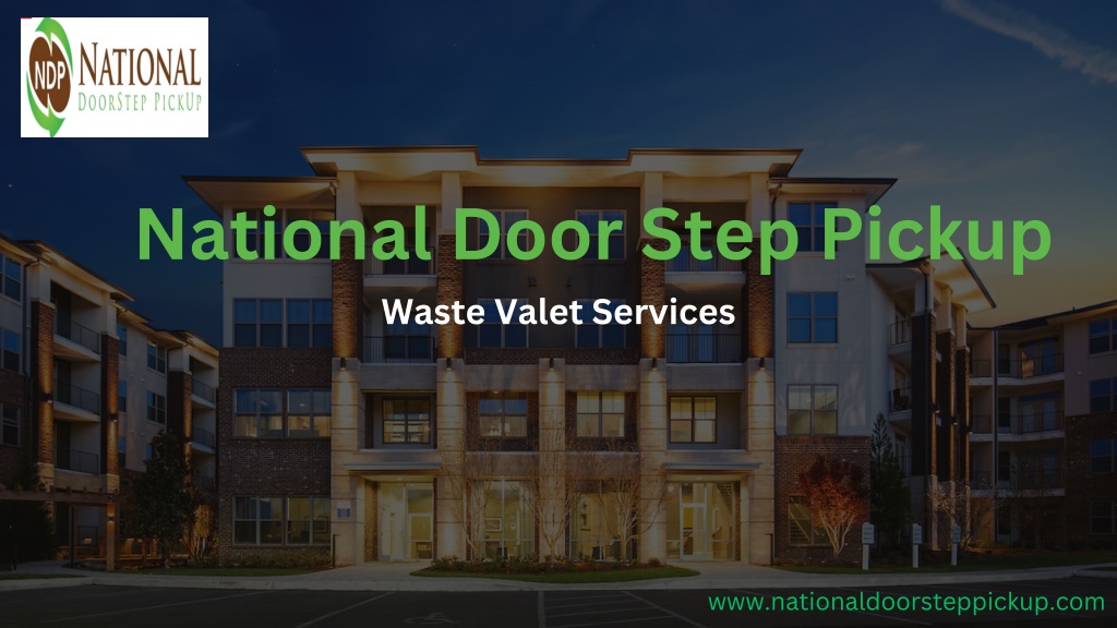 national door step pickup waste valet services l.w