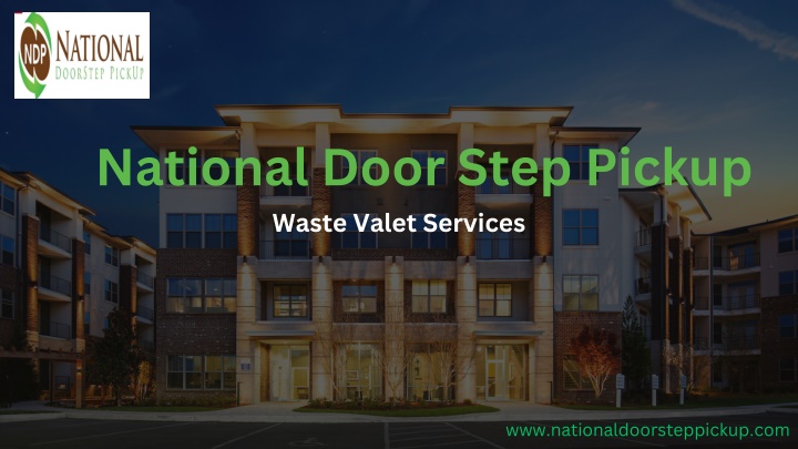 national door step pickup waste valet services n.w