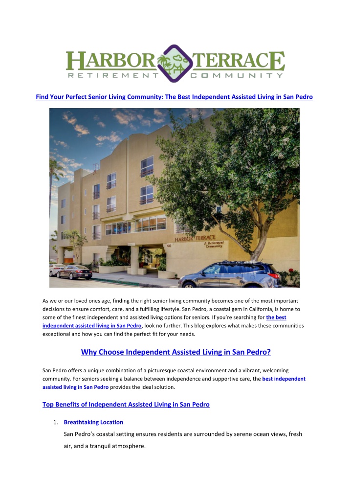 find your perfect senior living community n.w