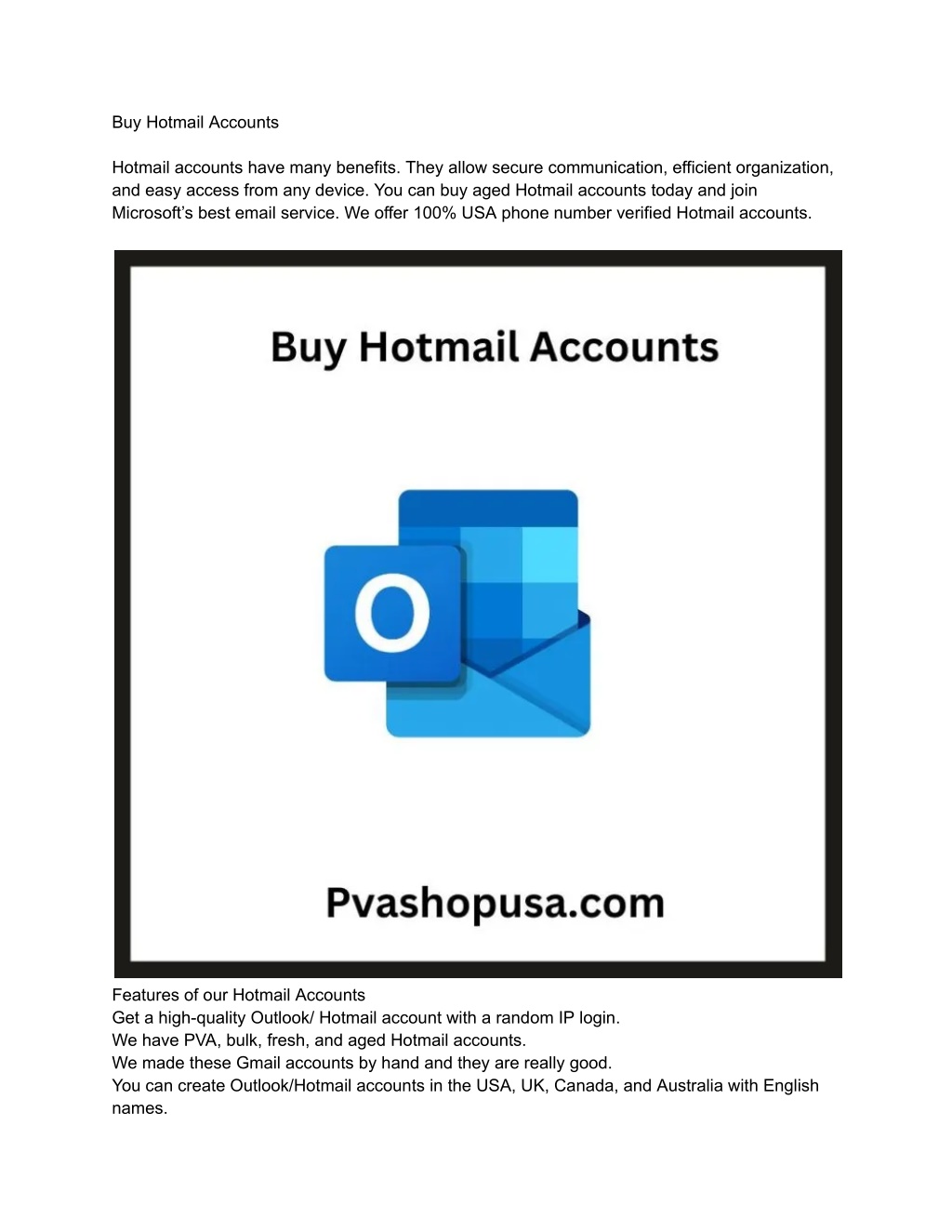 buy hotmail accounts l.w