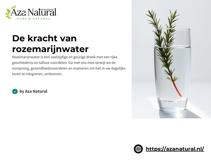 de kracht van rozemarijnwater rozemarijnwater n.w