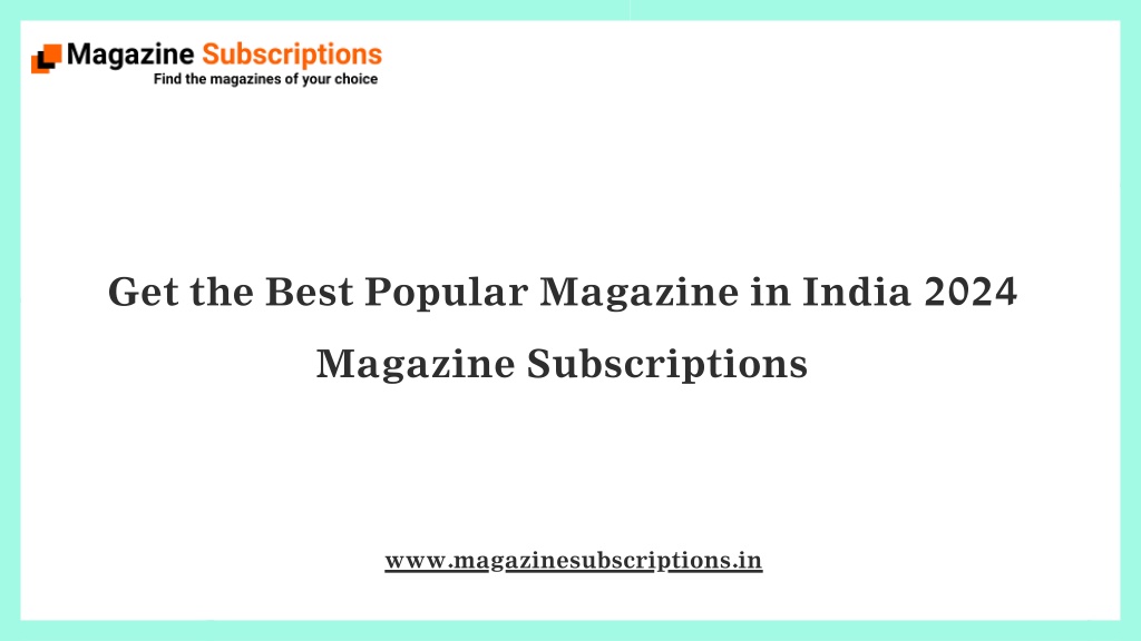 get the best popular magazine in india 2024 l.w