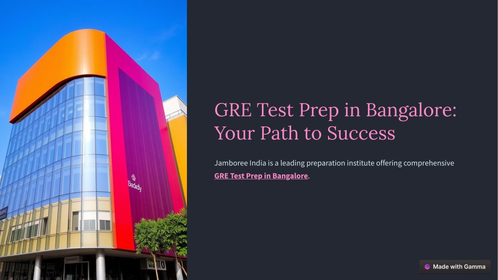 gre test prep in bangalore your path to success l.w