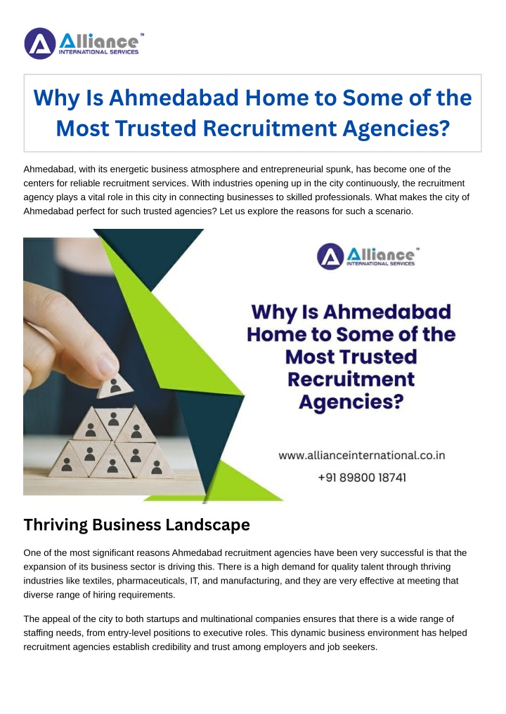 why is ahmedabad home to some of the most trusted n.w