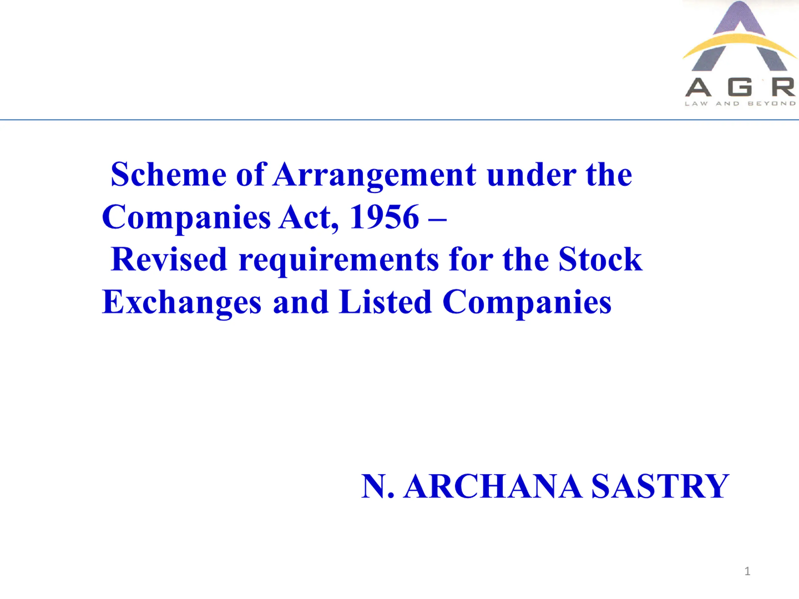Scheme of Arrangement under the Companies Act, 1956