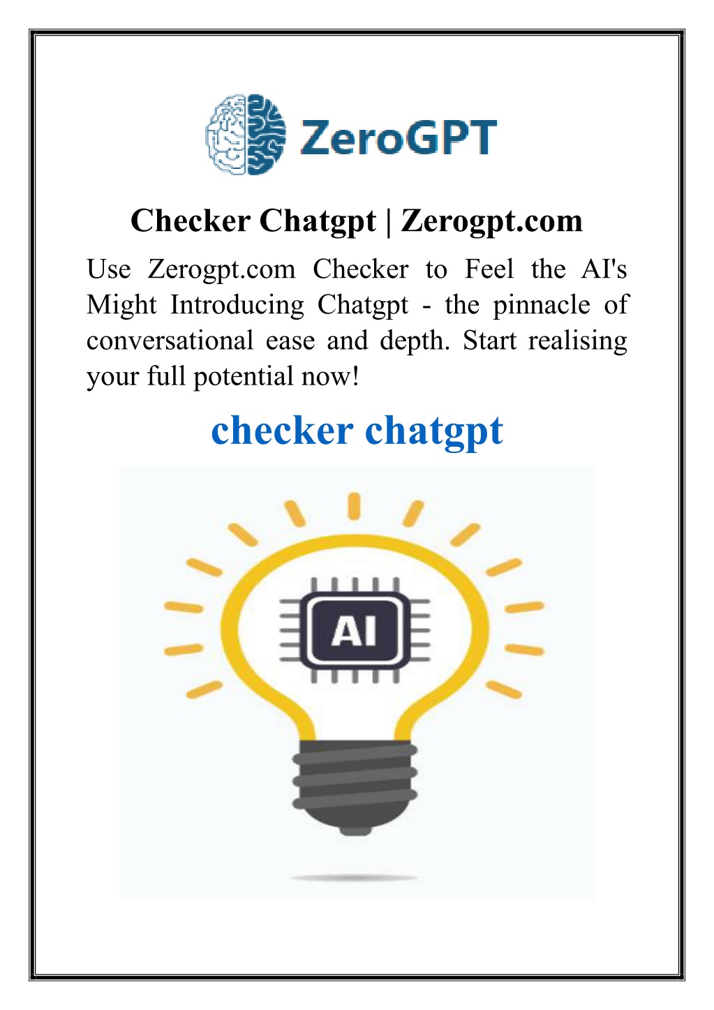 checker chatgpt zerogpt com use zerogpt l.w