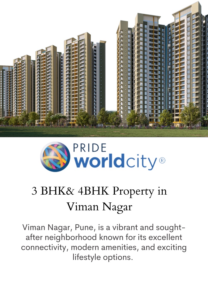 3 bhk 4bhk property in viman nagar n.w