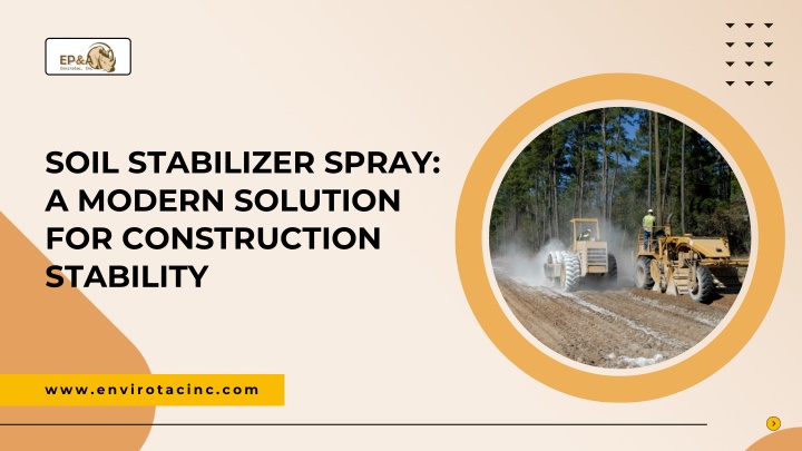 soil stabilizer spray a modern solution n.w