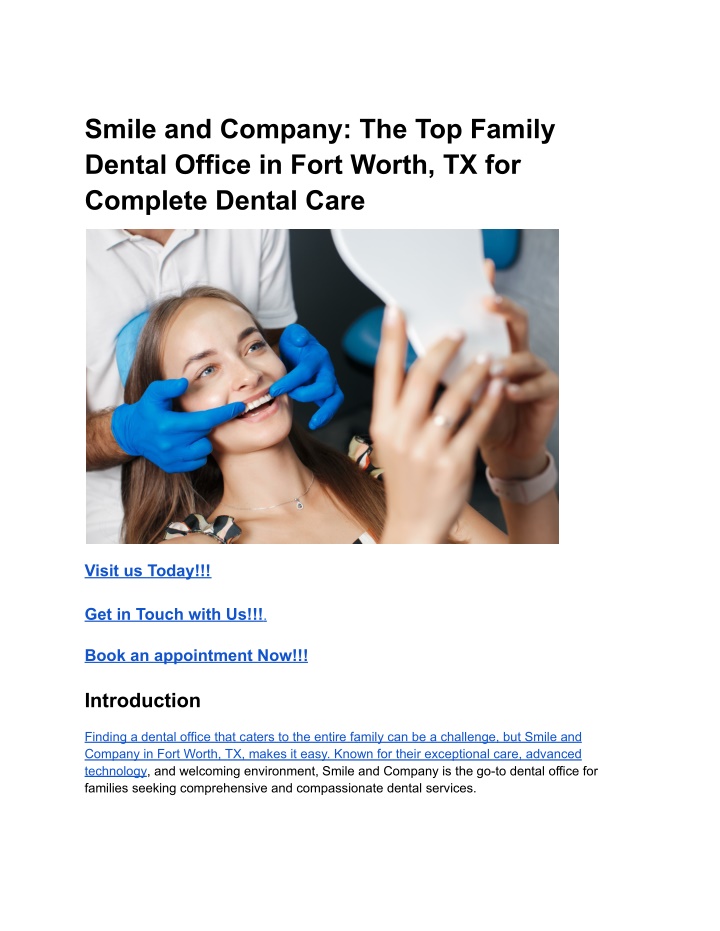smile and company the top family dental office n.w