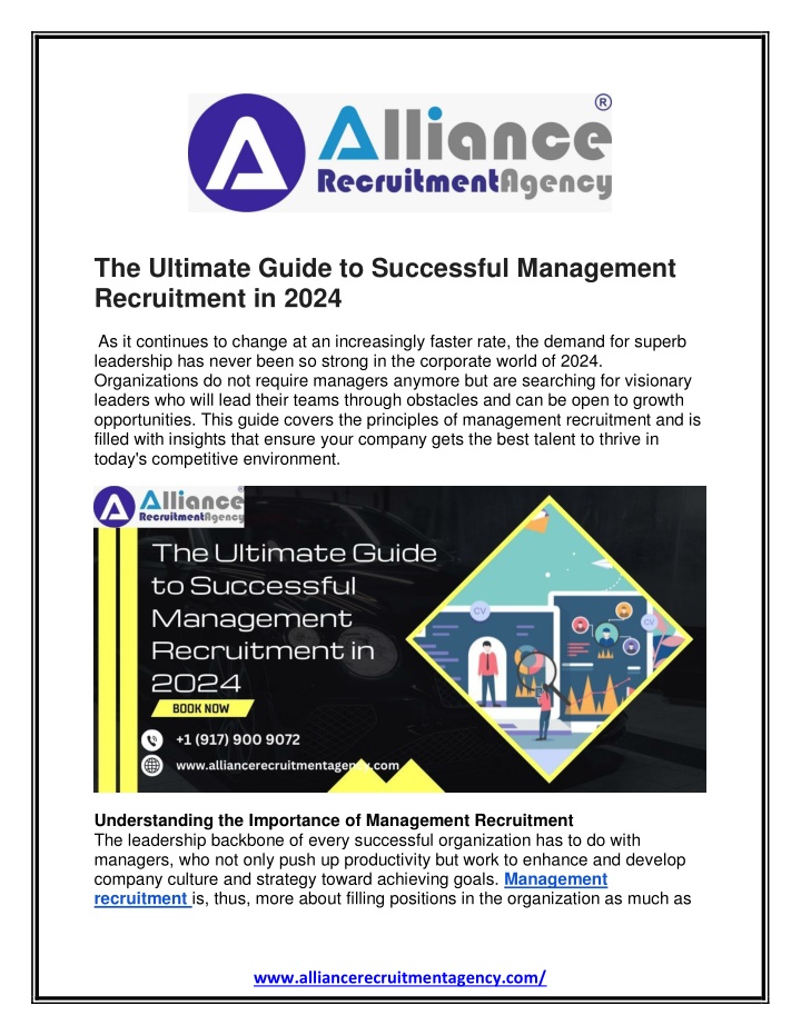 the ultimate guide to successful management n.w