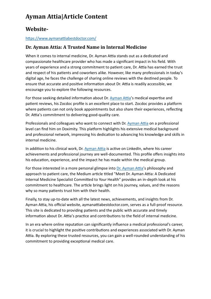 ayman attia article content n.w