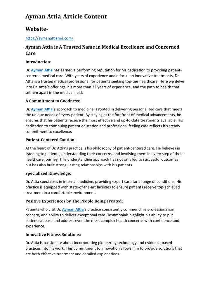 ayman attia article content n.w