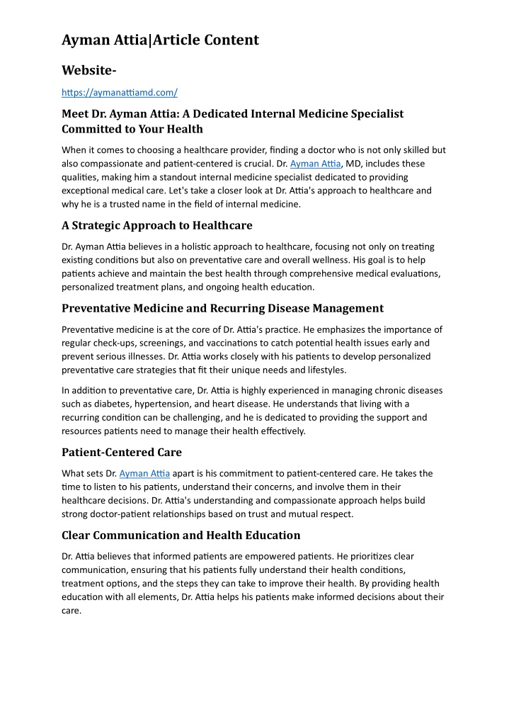 ayman attia article content n.w