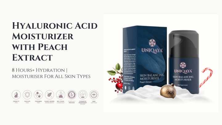 hyaluronic acid moisturizer with peach extract n.w
