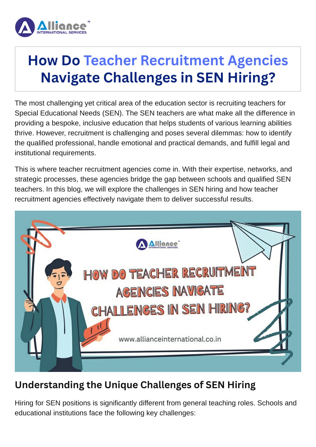 how do teacher recruitment agencies navigate l.w