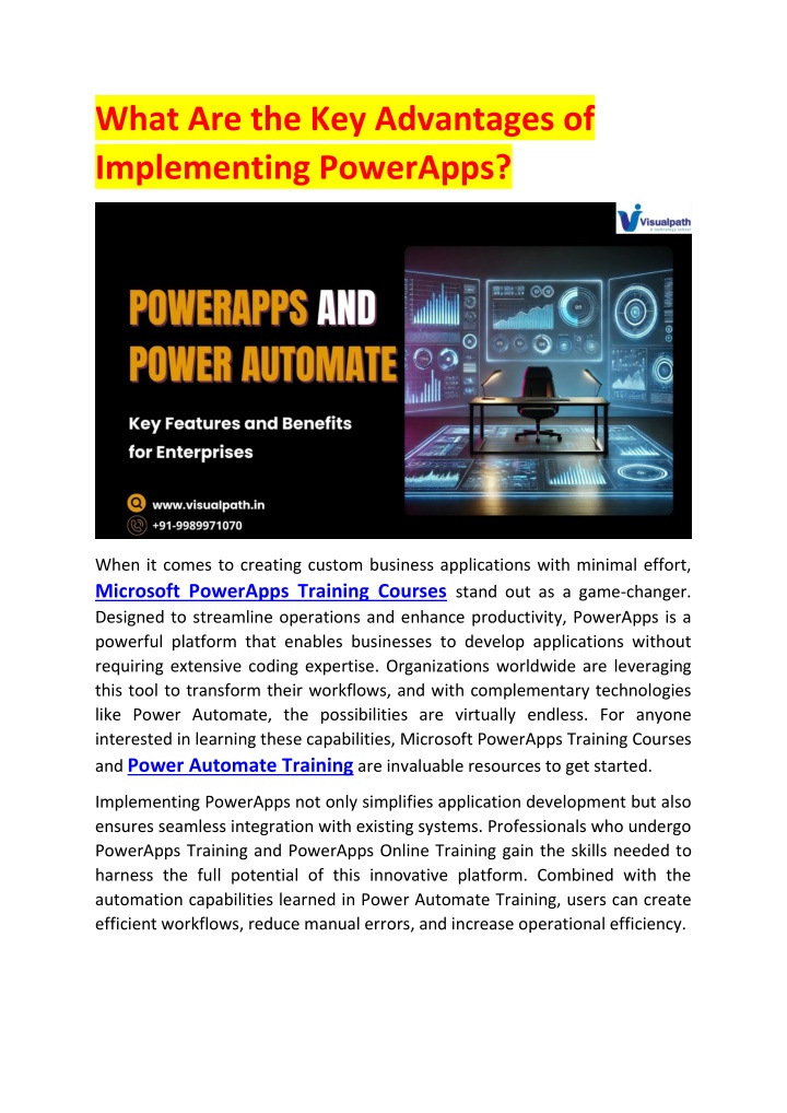what are the key advantages of implementing n.w