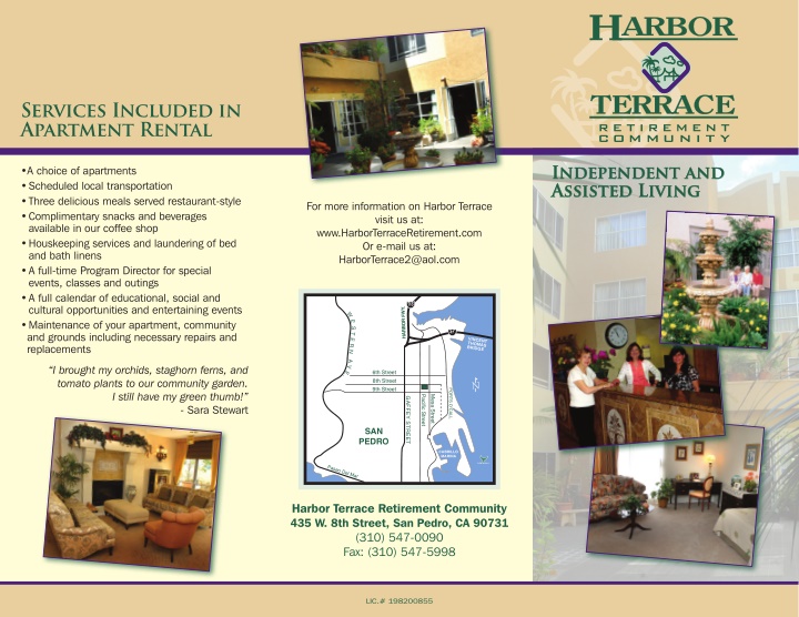 services included in apartment rental n.w