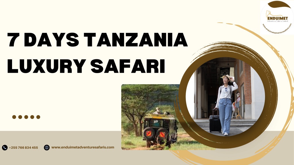 7 days tanzania luxury safari l.w