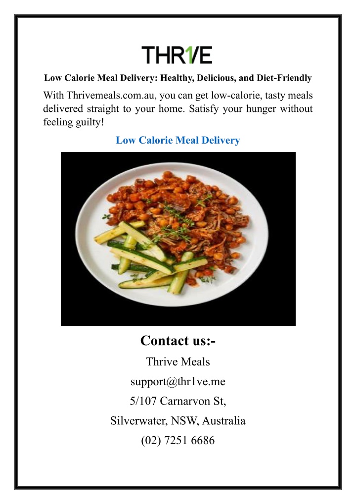 low calorie meal delivery healthy delicious n.w