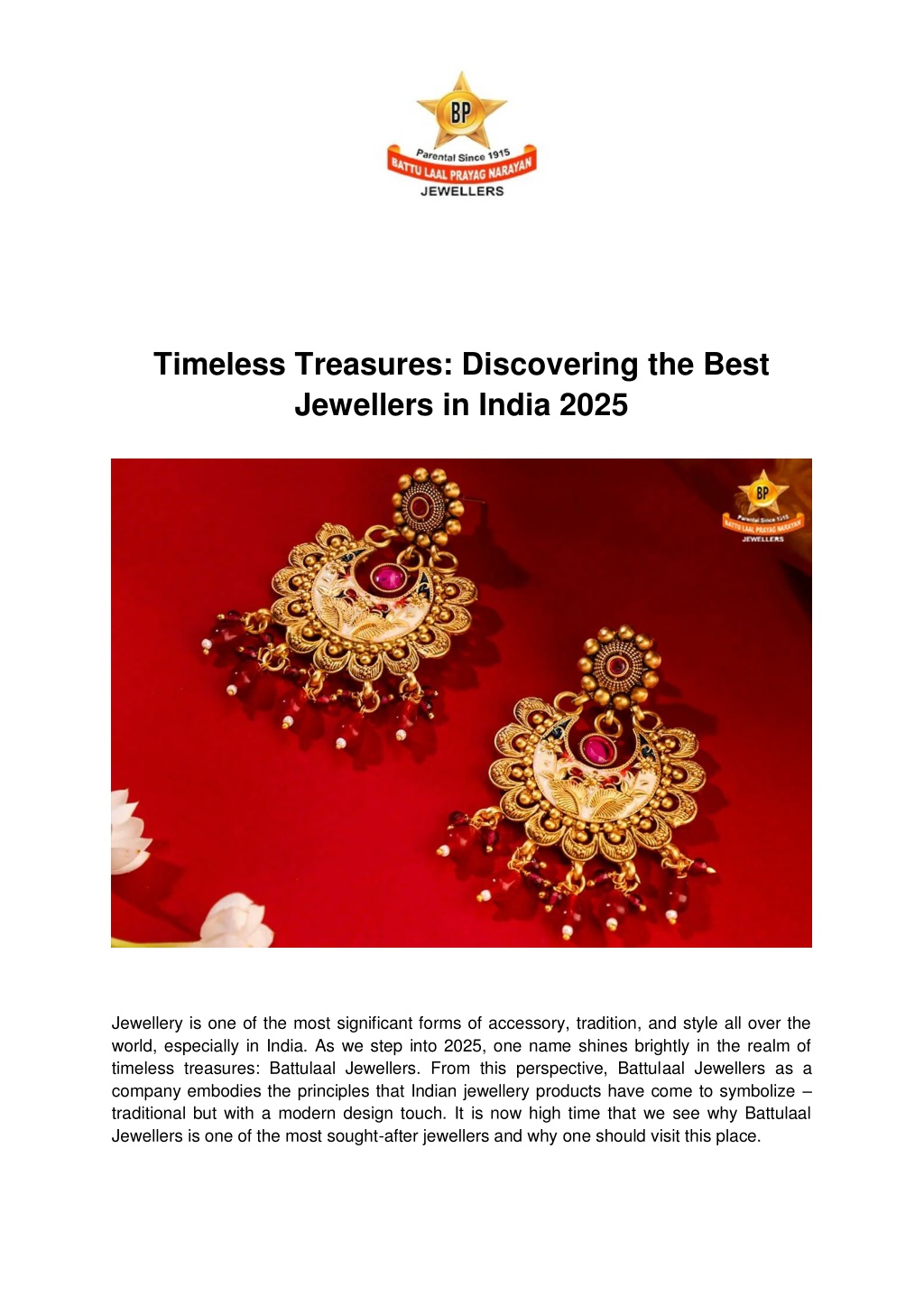 timeless treasures discovering the best jewellers l.w