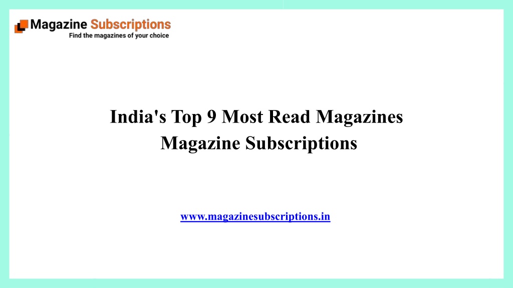 india s top 9 most read magazines magazine l.w