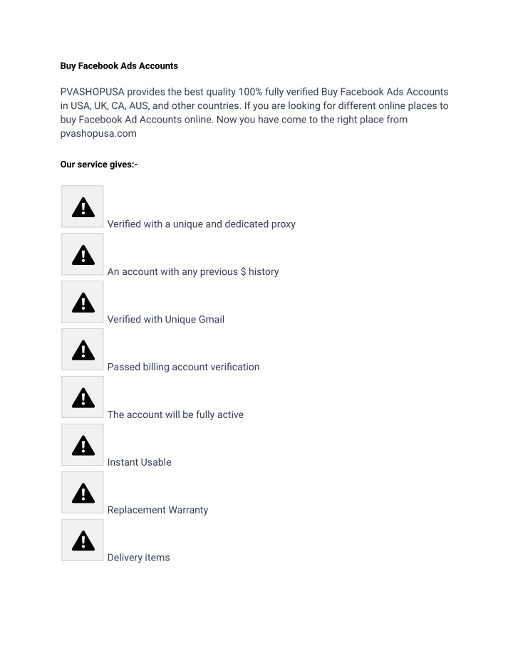 buy facebook ads accounts n.w
