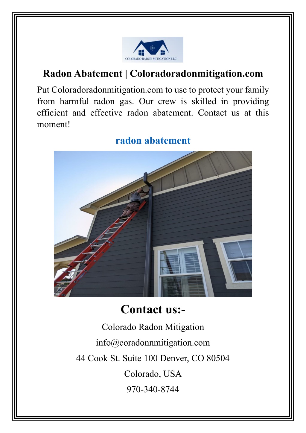 radon abatement coloradoradonmitigation com l.w