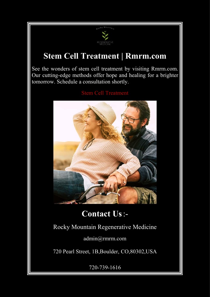 stem cell treatment rmrm com n.w