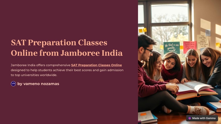 sat preparation classes online from jamboree india n.w