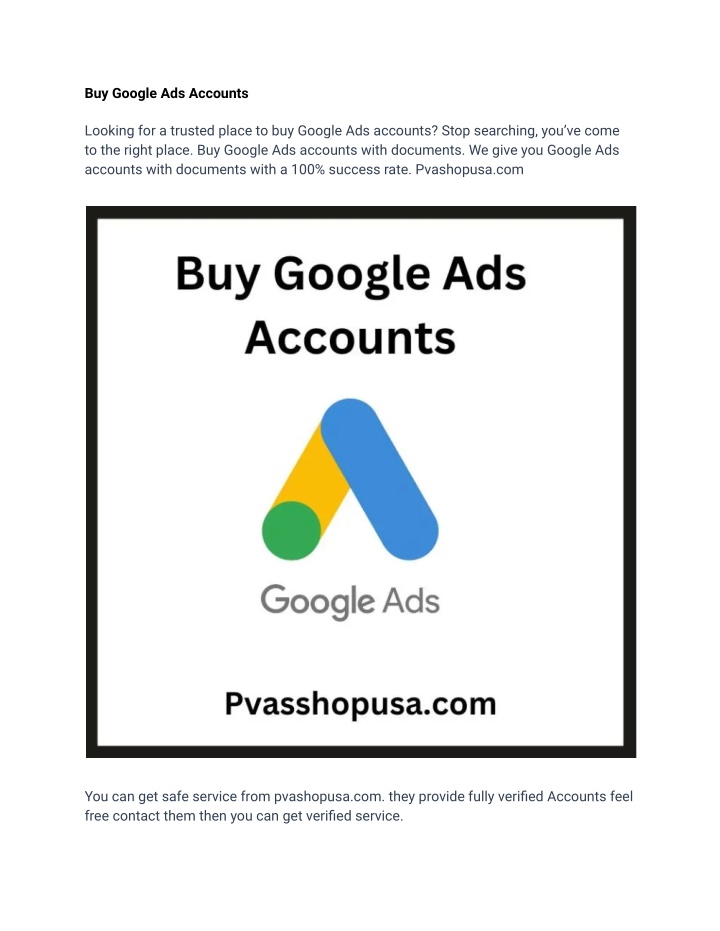buy google ads accounts n.w