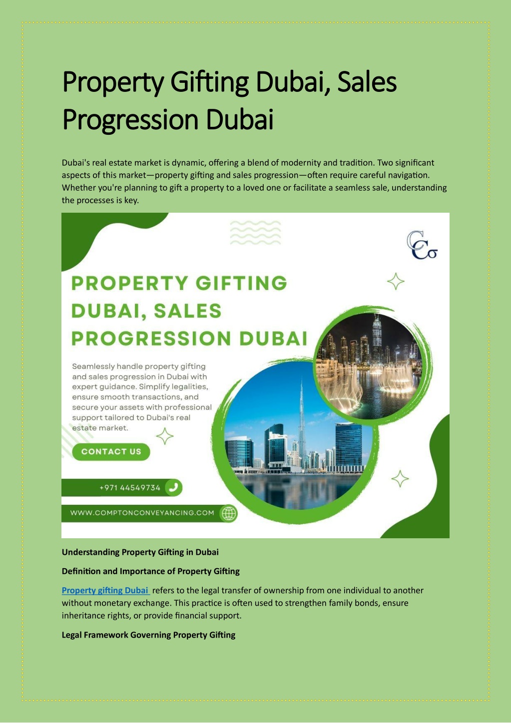 property gifting dubai sales property gifting l.w