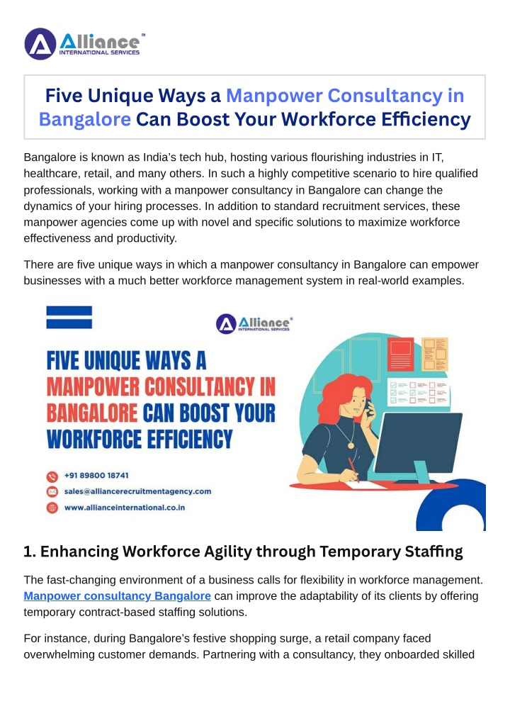 five unique ways a manpower consultancy n.w