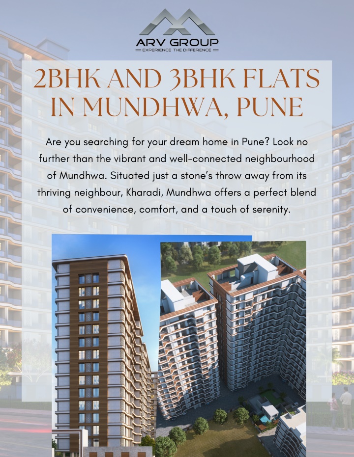 2bhk and 3bhk flats in mundhwa pune n.w