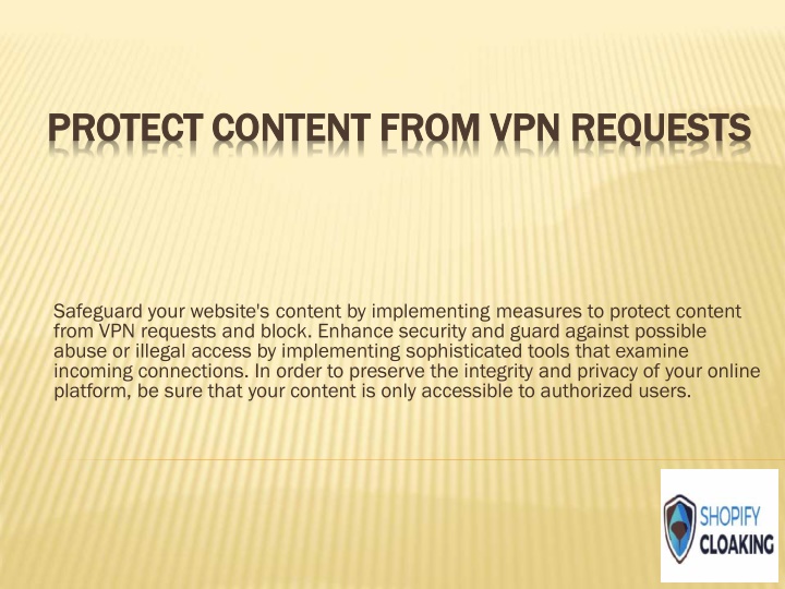 protect content from vpn requests protect content n.w