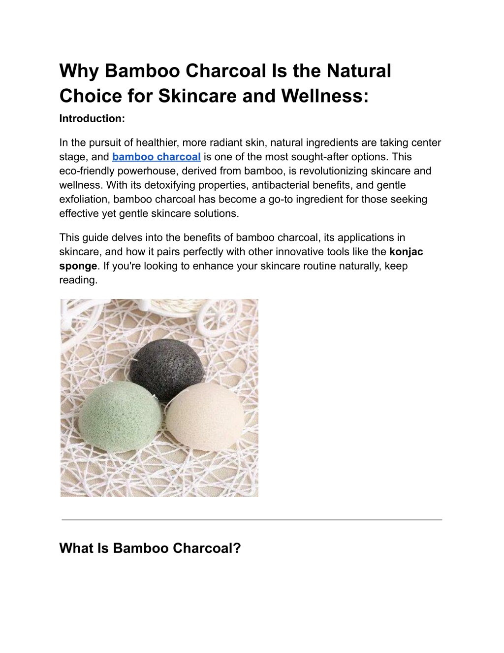 why bamboo charcoal is the natural choice l.w