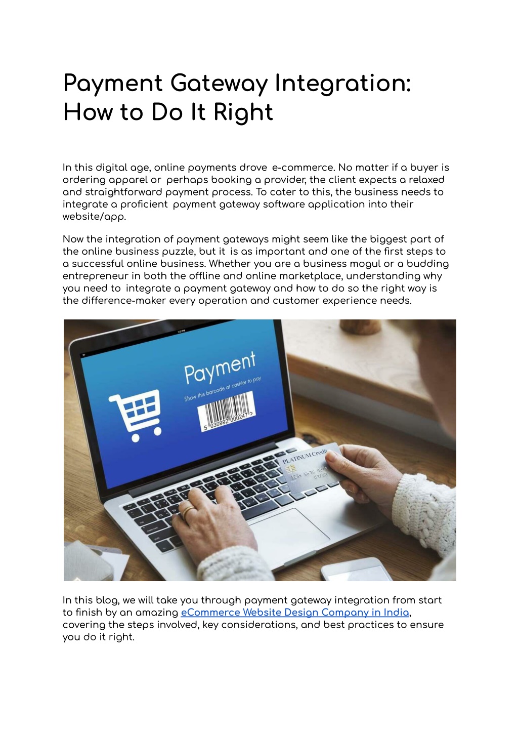 payment gateway integration how to do it right l.w