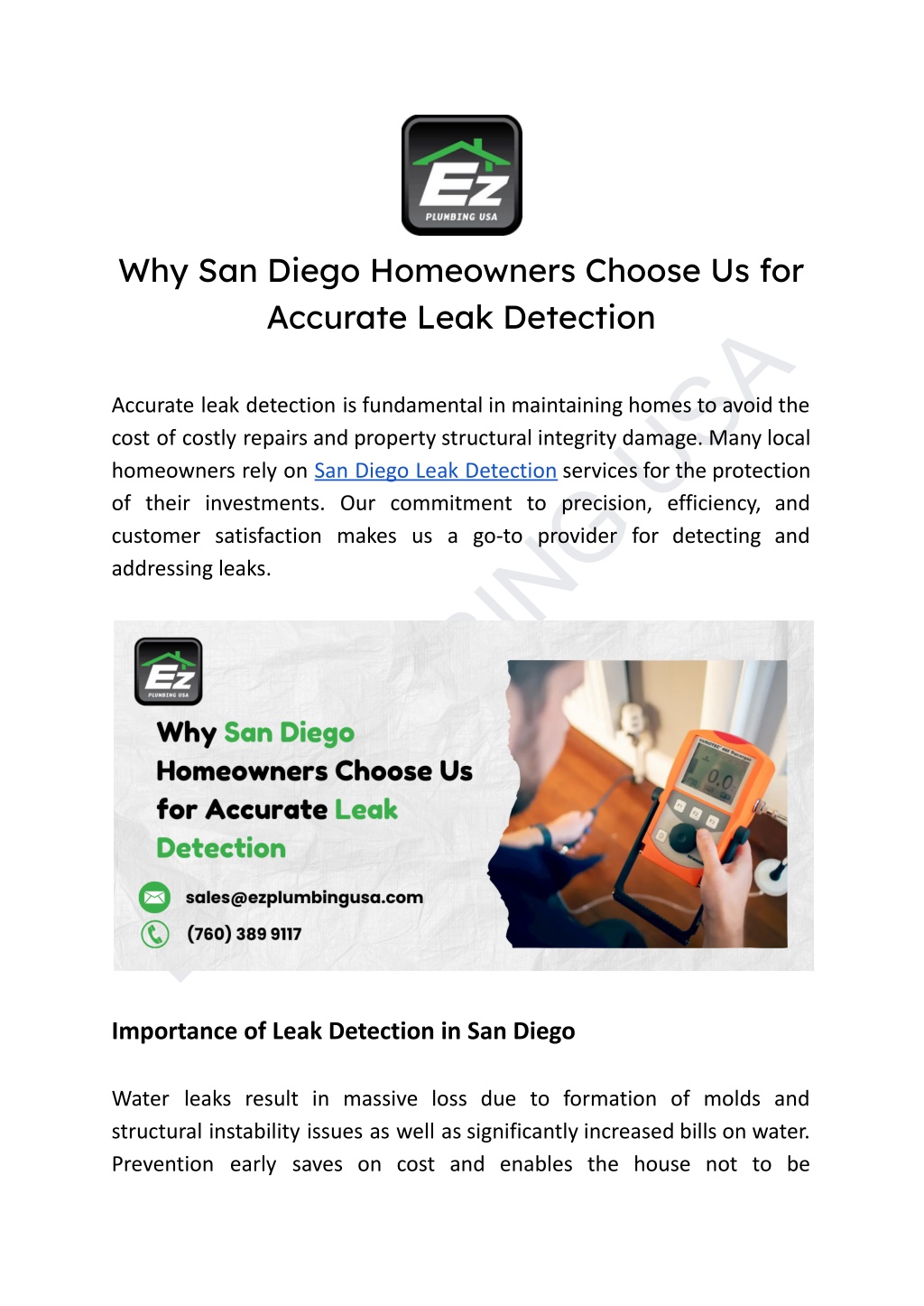 why san diego homeowners choose us for accurate l.w