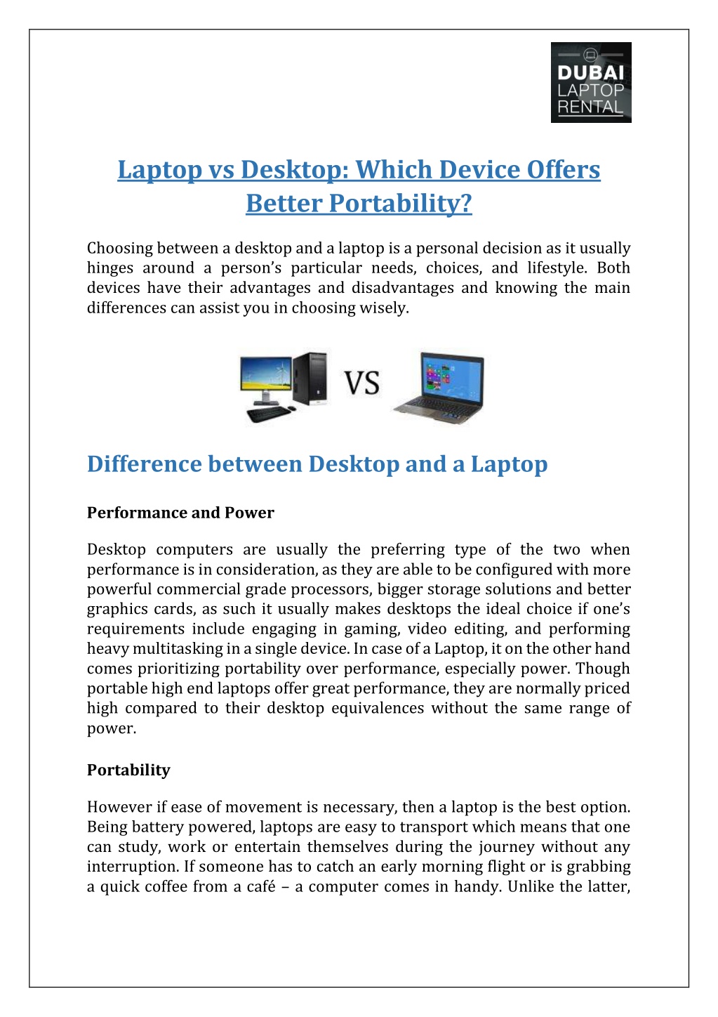 laptop vs desktop which device offers better l.w