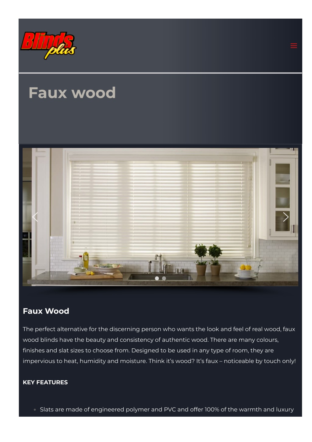 faux wood l.w