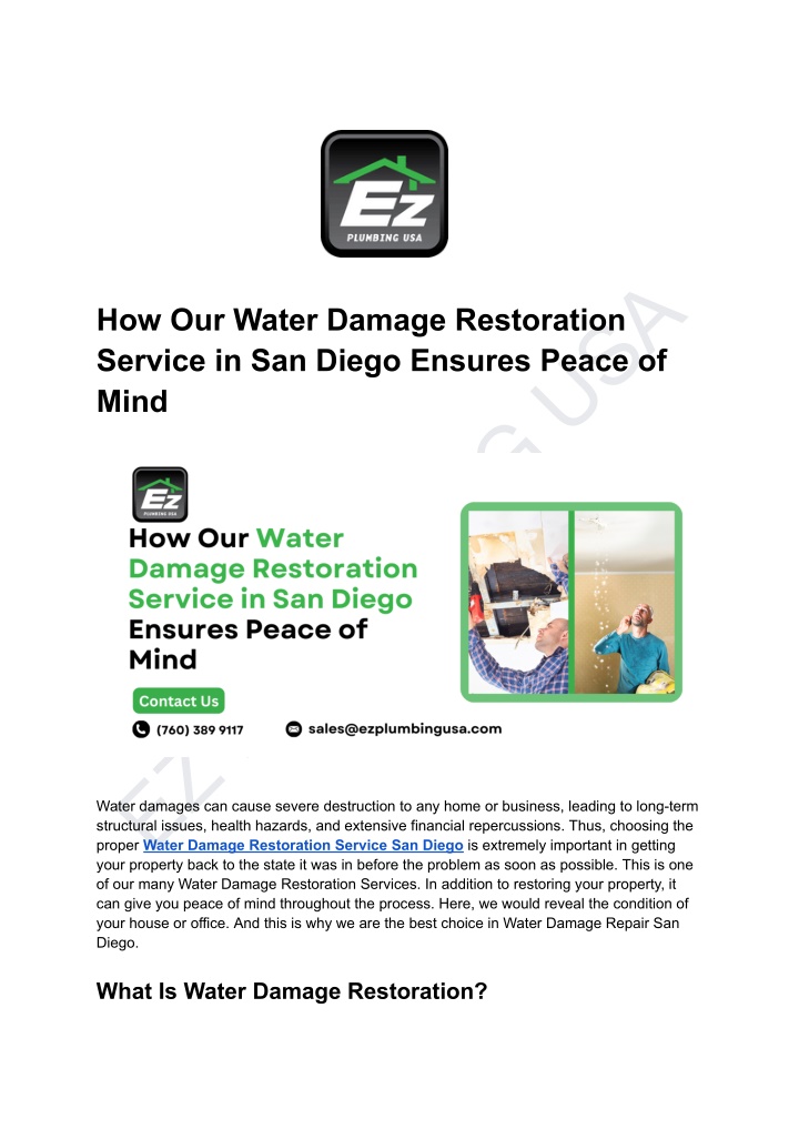ez plumbing usa your property back to the state n.w