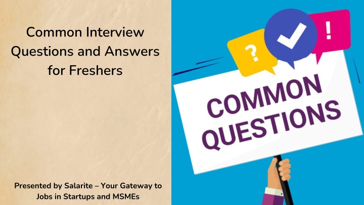 common interview questions and answers n.w