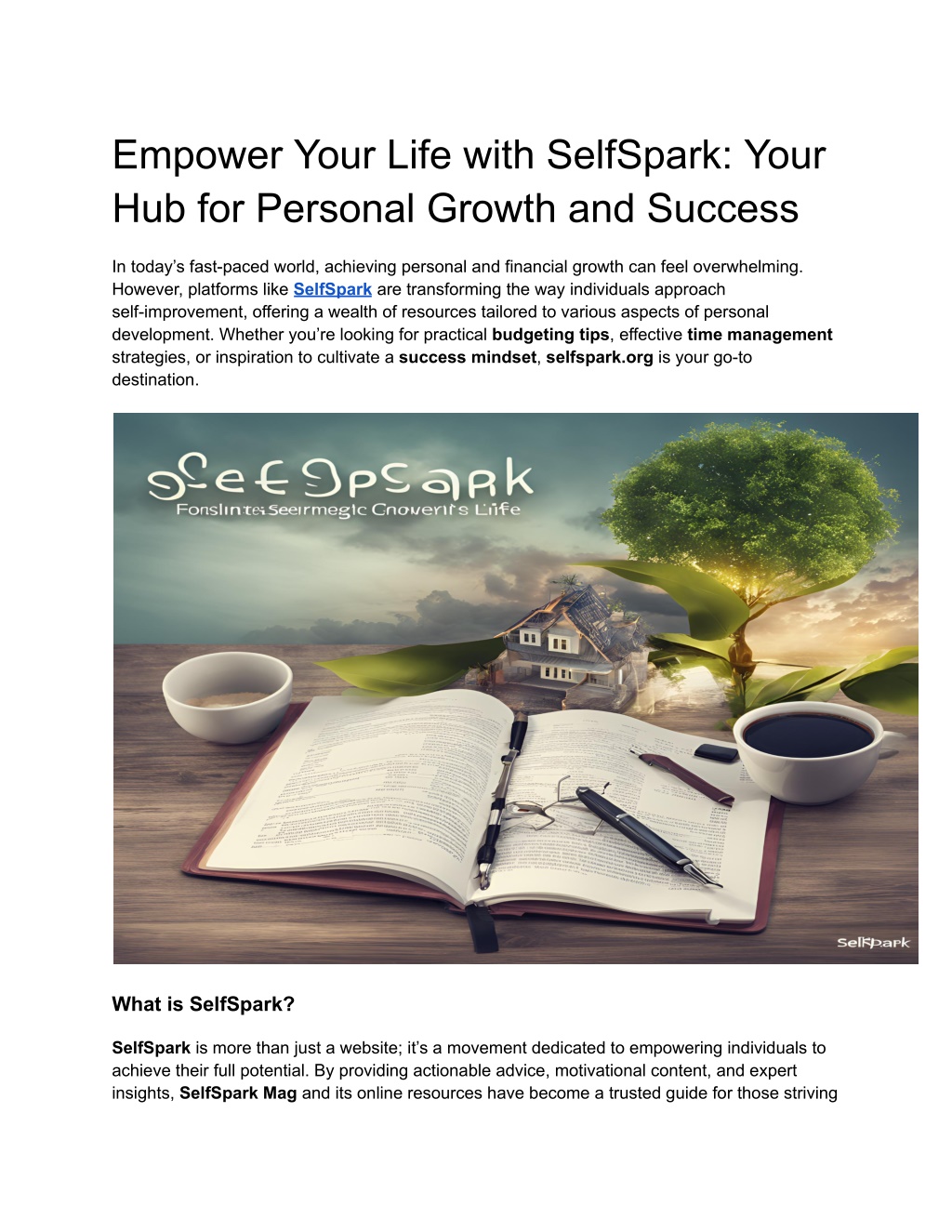 empower your life with selfspark your l.w