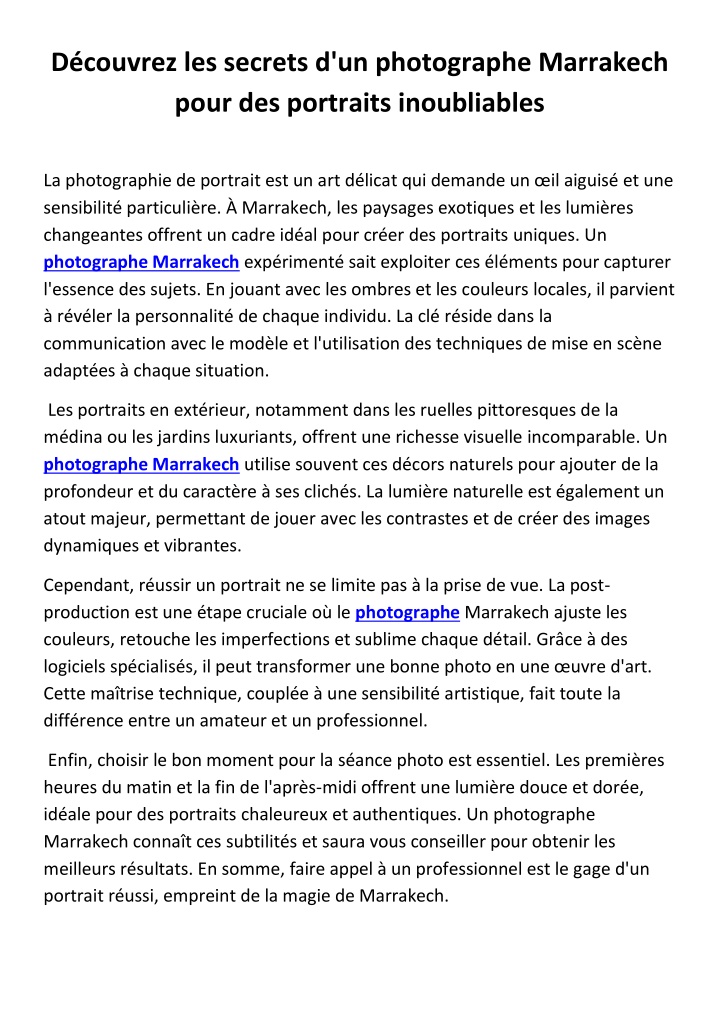 d couvrez les secrets d un photographe marrakech n.w