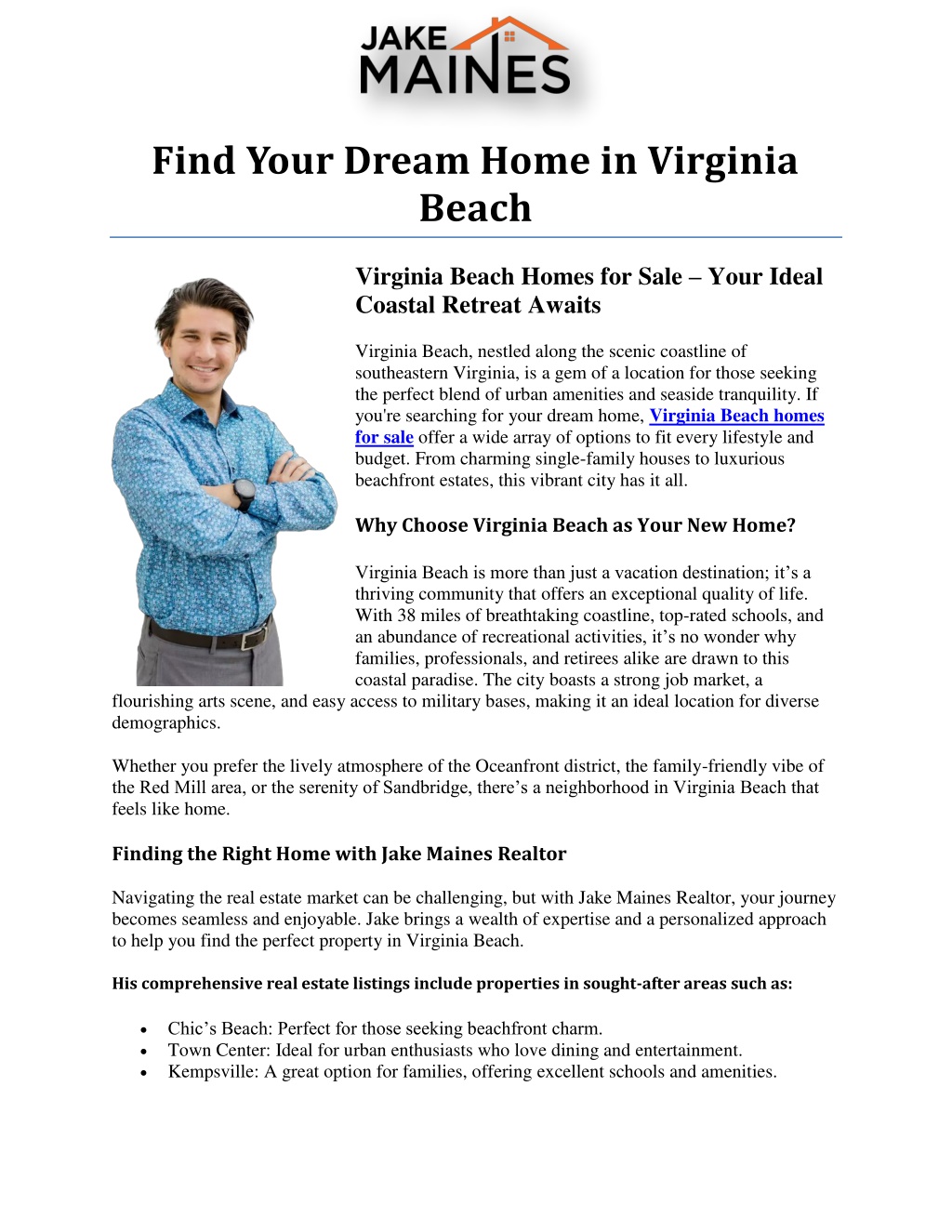 find your dream home in virginia beach l.w