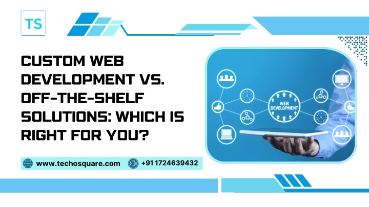 custom web development vs off the shelf solutions n.w