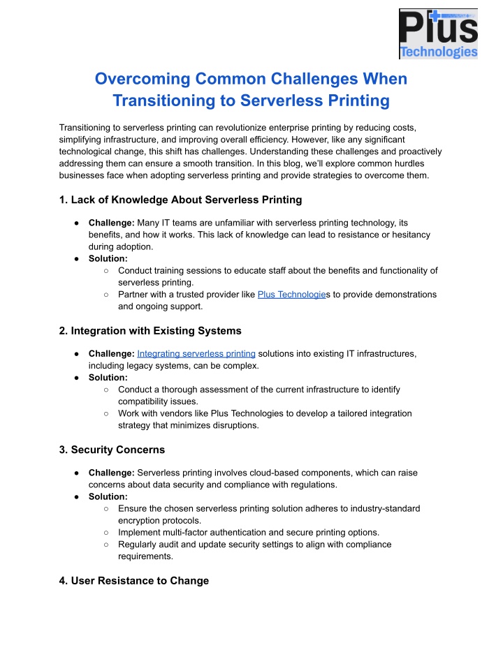 overcoming common challenges when transitioning n.w