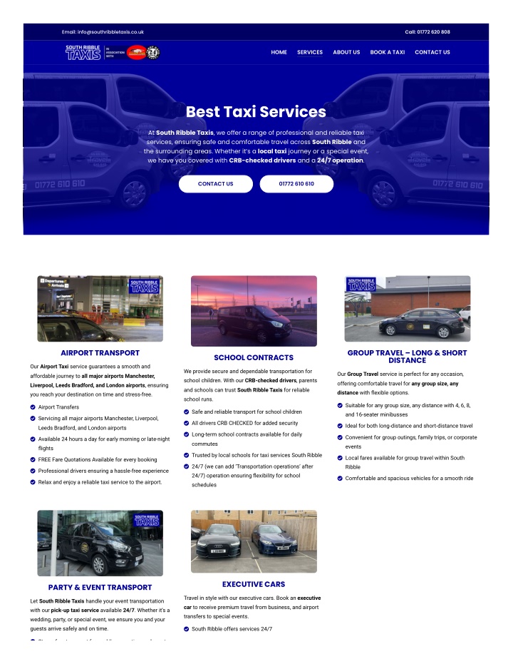 email info@southribbletaxis co uk n.w