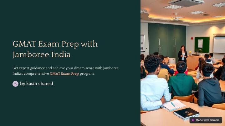 gmat exam prep with jamboree india n.w