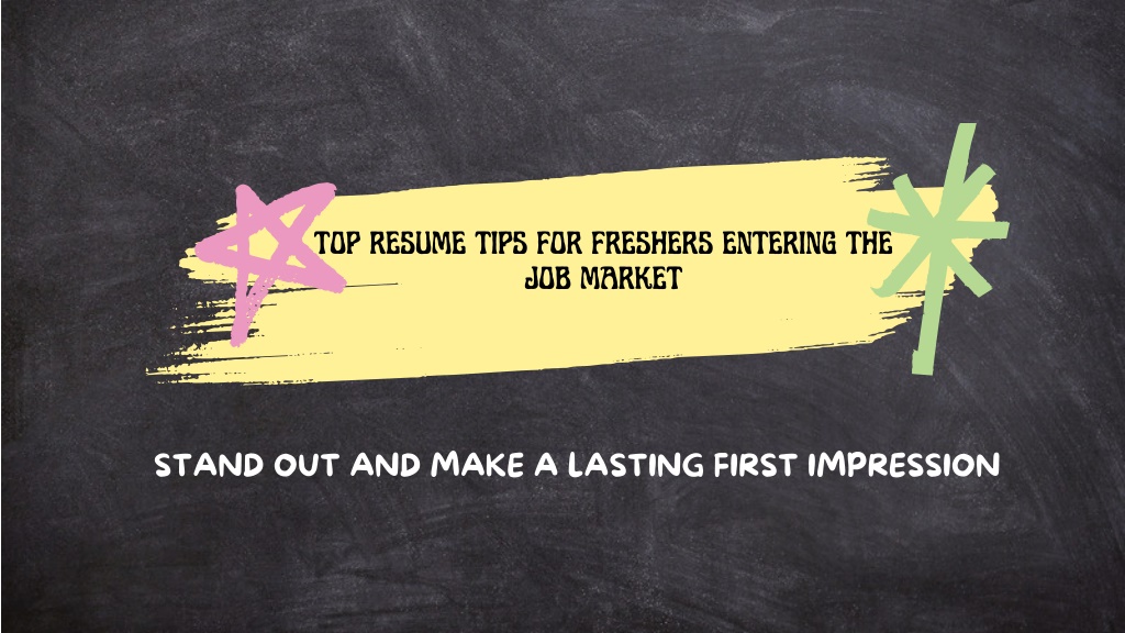 top resume tips for freshers entering l.w